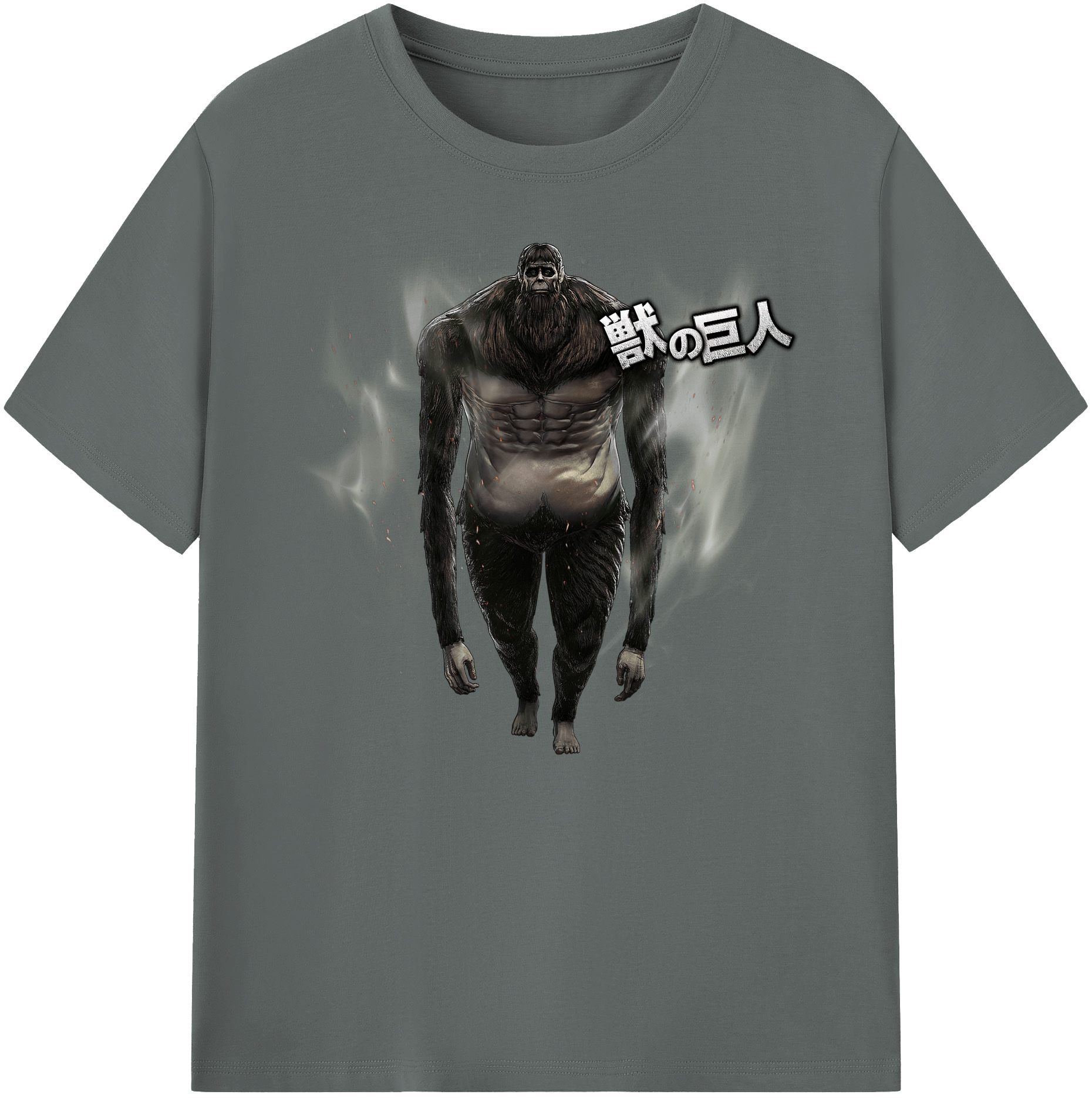 （画像用） 進撃の巨人 Attack on Titan 綿100％ メンズ半袖Tシャツ｜肌触りやわらか＆通気性